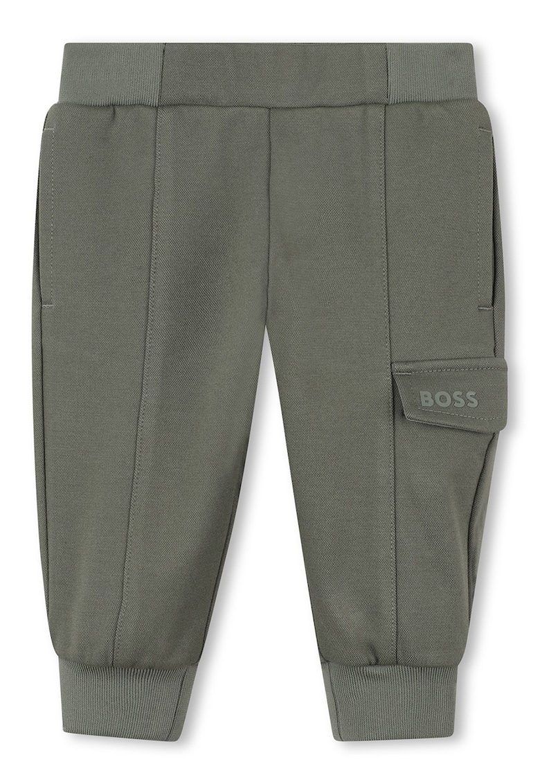 Oferte la Pantaloni de trening cu buzunar cu clapa - Kaki