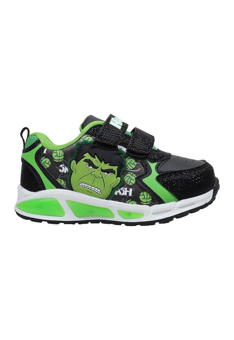 Oferte la Pantofi sport cu velcro Hulk - Negru/Verde deschis