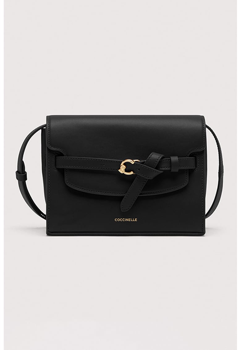 Oferte la Geanta crossbody de piele cu bareta decorativa Sabine - Negru