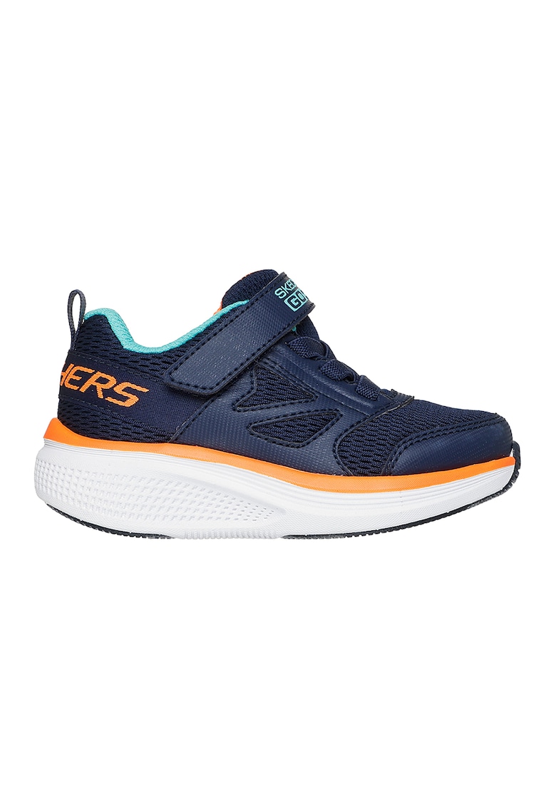 Oferte la Pantofi sport din material textil si sintetic cu segment cu inchidere velcro Go Run Elevate 2.0 - Portocaliu/Bleumarin