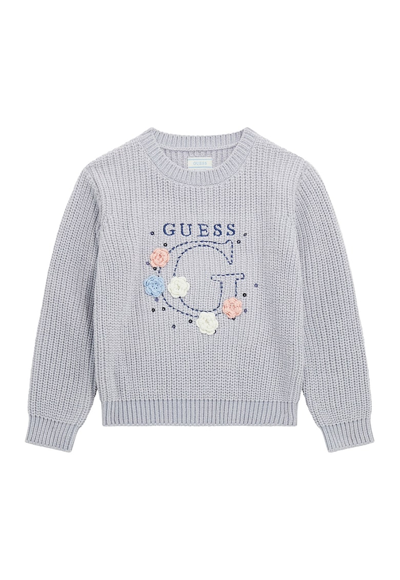 Oferte la Pulover cu logo brodat - Gri deschis