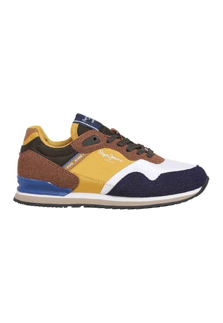 Oferte la Pantofi sport cu garnituri contrastante - Alb/Galben sofran/Bleumarin