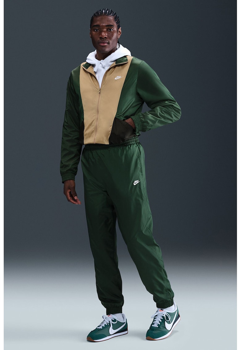 Oferte la Trening relaxed fit cu buzunare Club - Verde/Bej