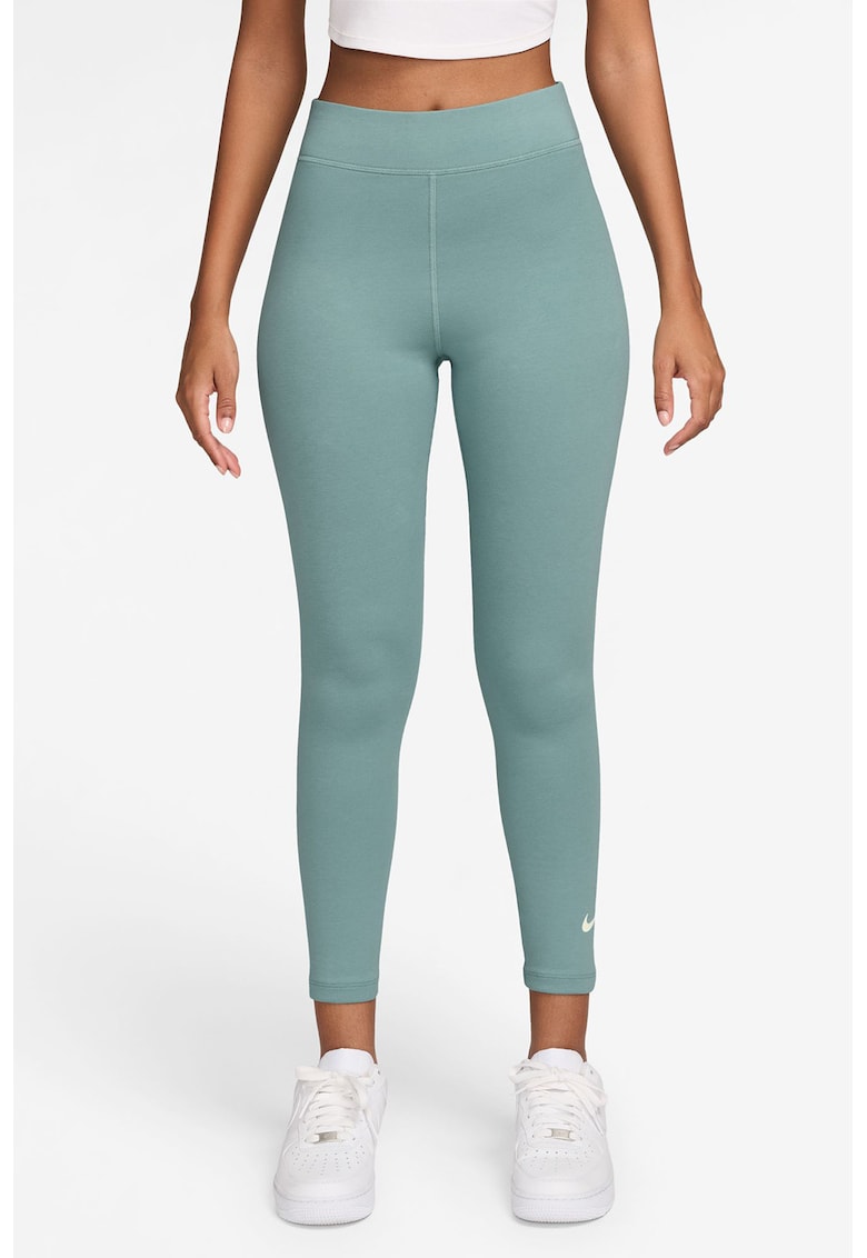 Oferte la Colanti crop cu talie inalta Sportswear - Verde menta
