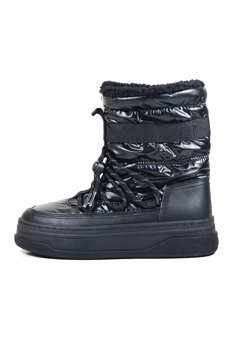 Oferte la Cizme flatform - Negru