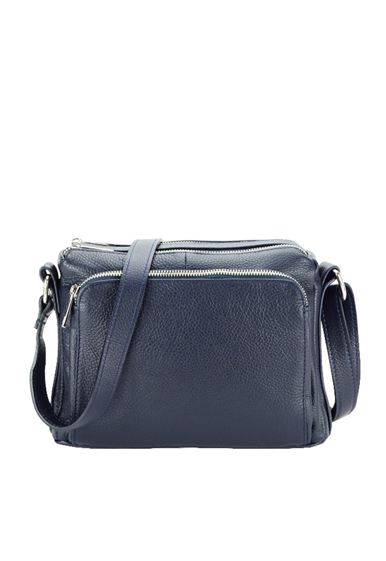 Oferte la Geanta maro cafeniu din piele naturala Camelia 124 18116 - Bleumarin