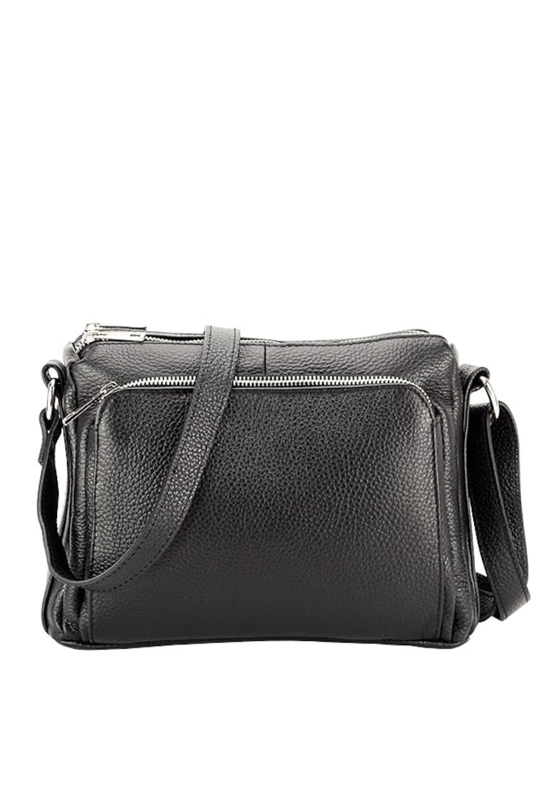 Oferte la Geanta maro cafeniu din piele naturala Camelia 124 18116 - Negru