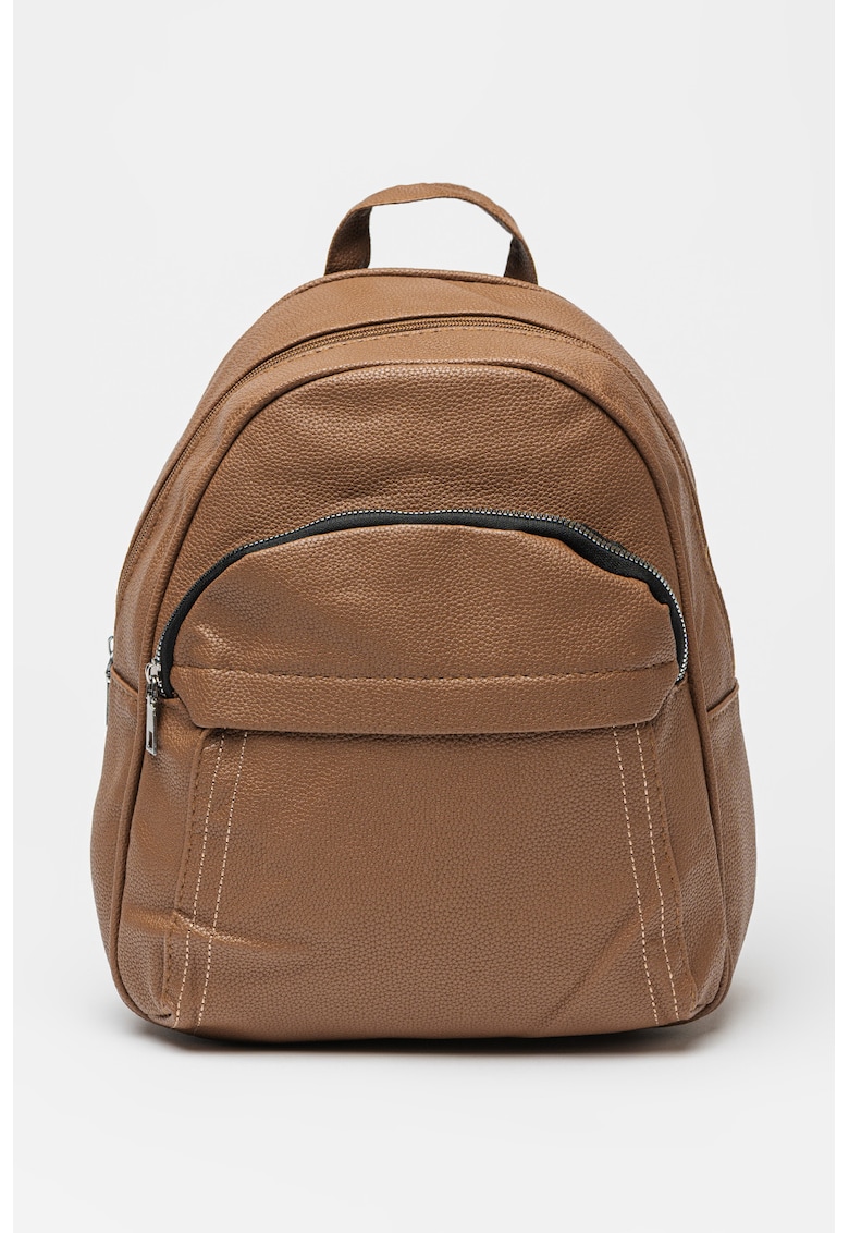 Oferte la Rucsac de piele ecologica - Maro