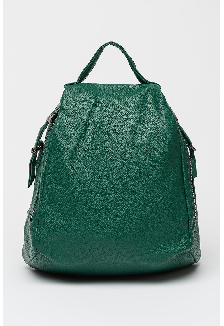 Oferte la Rucsac de piele ecologica cu barete detasabile - Verde englez