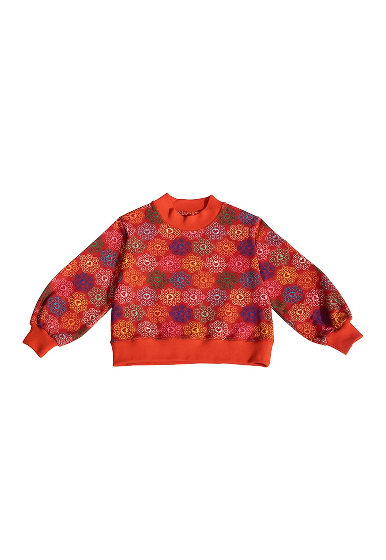 Oferte la Bluza de trening cu decolteu la baza gatului - din amestec de bumbac - Multicolor
