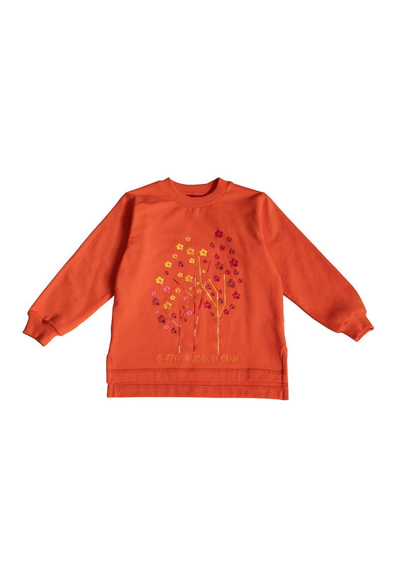Oferte la Bluza de trening cu design grafic si logo - Coral