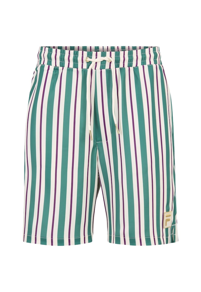 Oferte la Pantaloni scurti barbati  verde-crem - material uscare rapida - poliester