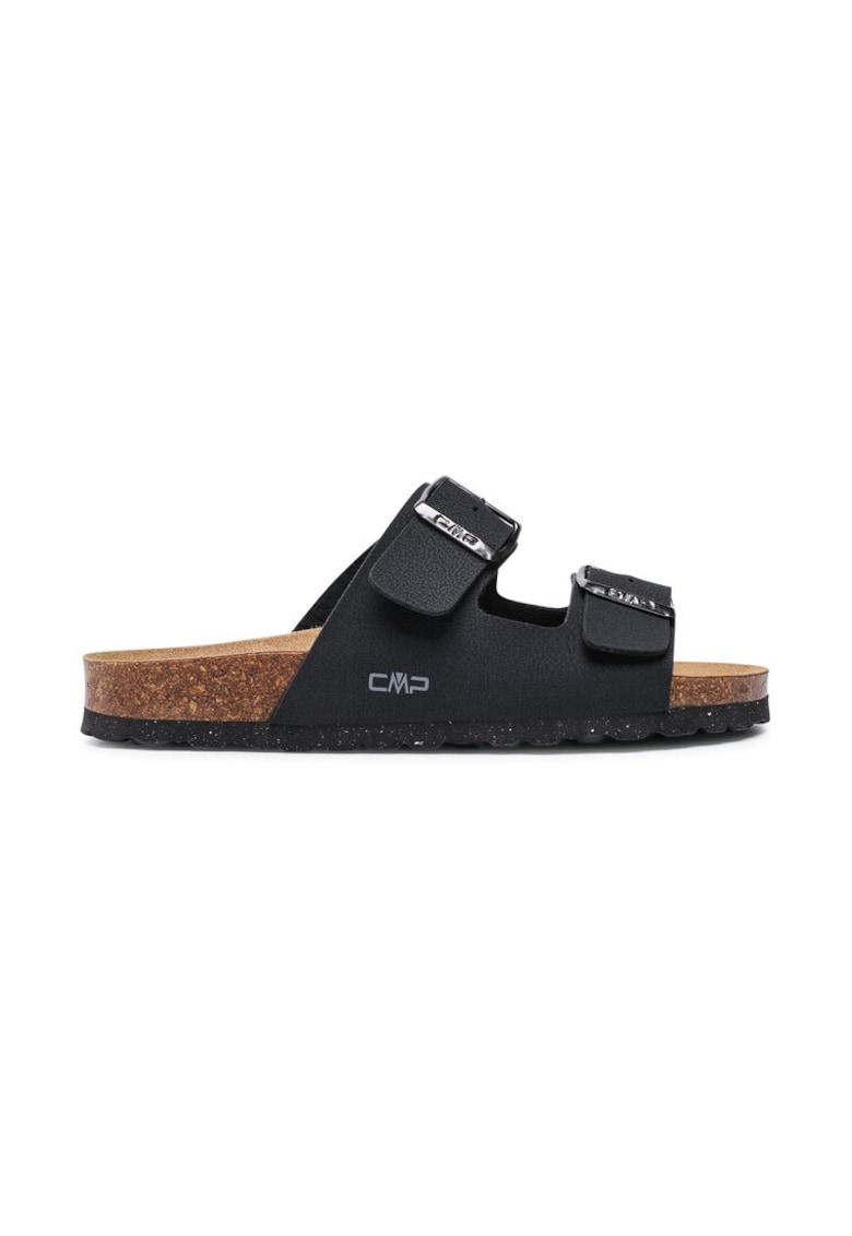 Oferte la Slapi barbati -  300213 - Piele ecologica - Negru