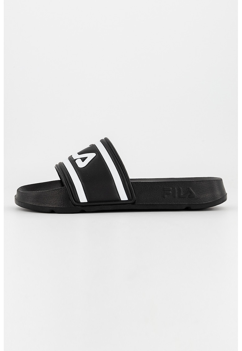 Oferte la Papuci cu logo cauciucat Morro Bay - Negru