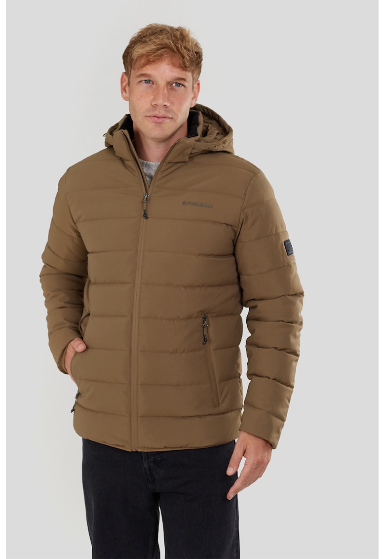 Oferte la Jacheta cu gluga pentru trekking Hubble - Caramel