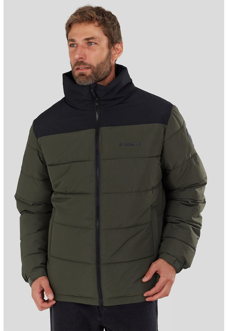 Oferte la Geaca cu guler mediu Winton - Negru/Verde aquamarin