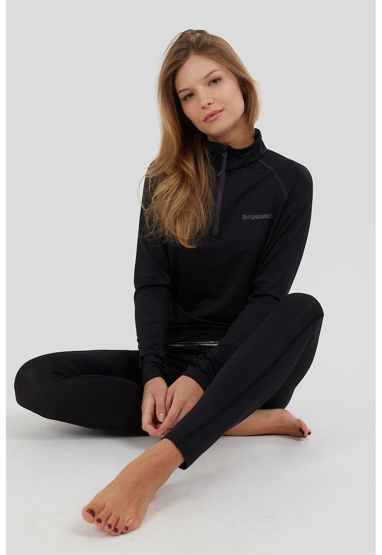 Oferte la Bluza de trening cu izolatie Yade Thermo II Baselayer - Negru