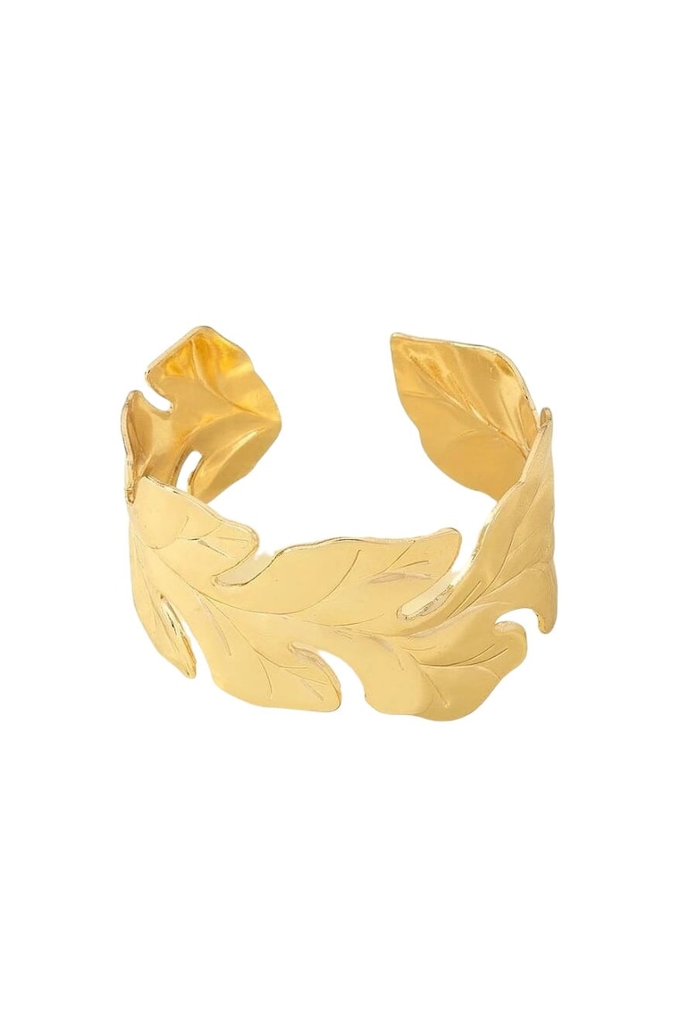 Oferte la Bratara aurie - ajustabila - forma de frunza - Roda C9