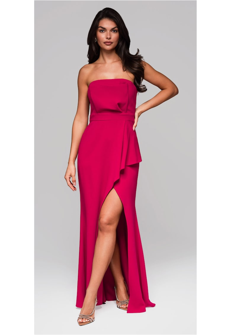Oferte la Rochie de seara Maxi  LA-OM-DLR201 - Roz inchis