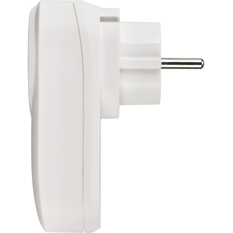 Oferte la socket adapter + USB charger PD 20W (white, USB-A, USB-C, with child protection)