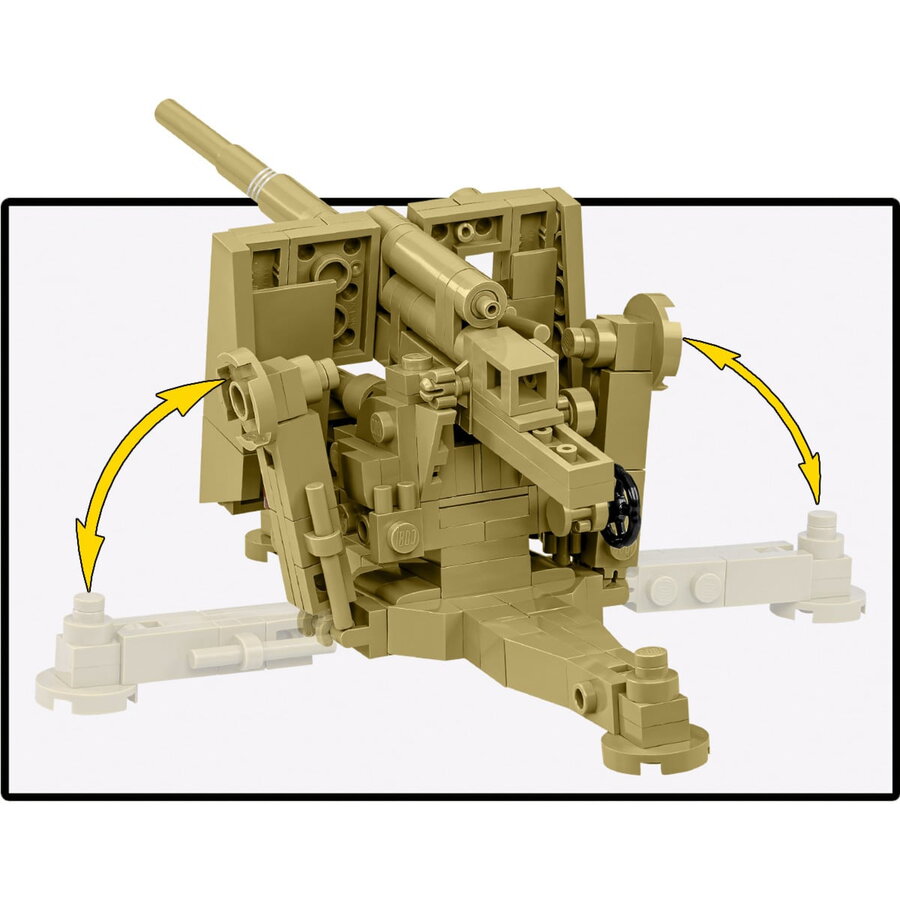 Oferte la Jucarie 8.8 cm Flak 18 Anti-Aircraft Gun Building Block +7 ani