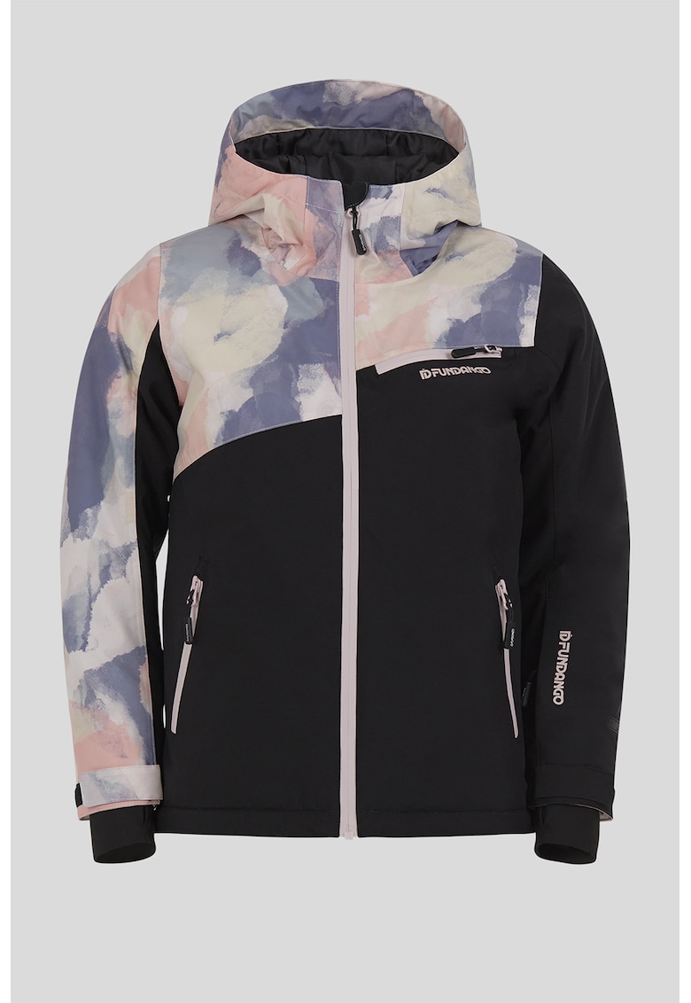 Oferte la Geaca cu model - pentru schi - Negru/Roz/Albastru