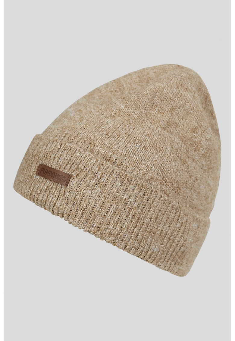 Oferte la Caciula tricotata cu aplicatie logo Truce - Bej