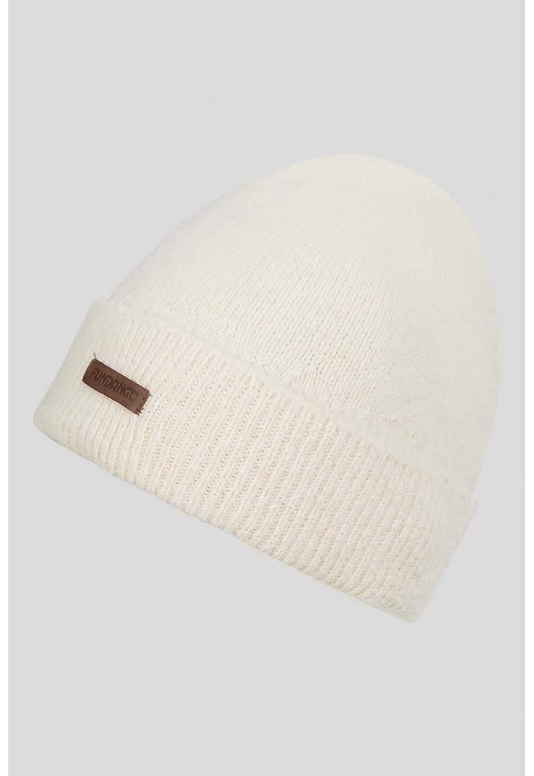 Oferte la Caciula tricotata cu aplicatie logo Truce - Crem