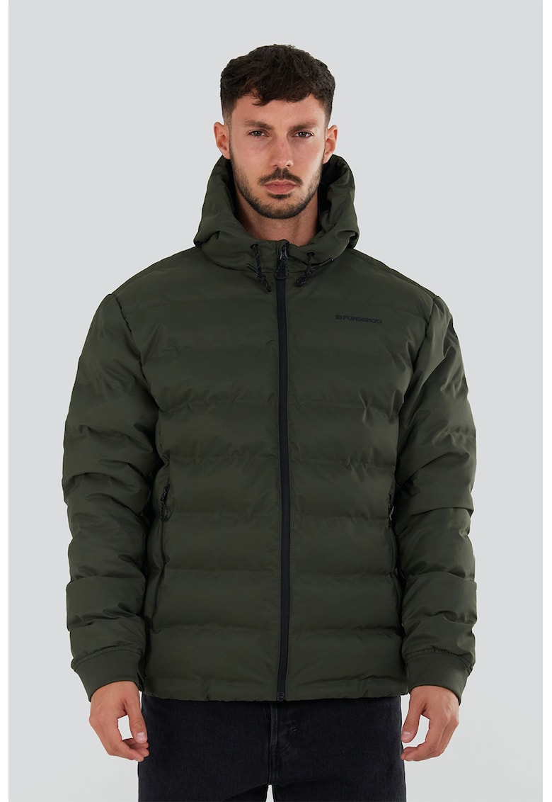 Oferte la Geaca matlasata cu vatelina si gluga Patriot - Verde aquamarin