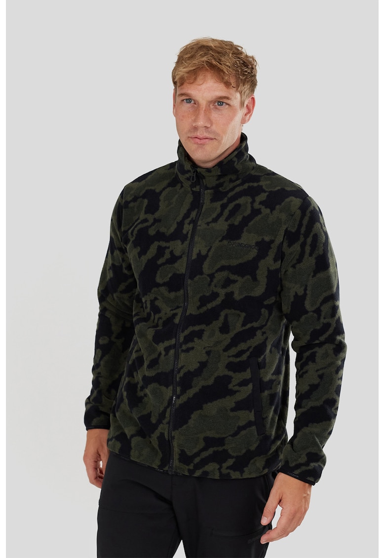 Oferte la Bluza cu fermoar pentru trekking Nestor II - Negru/Kaki pal