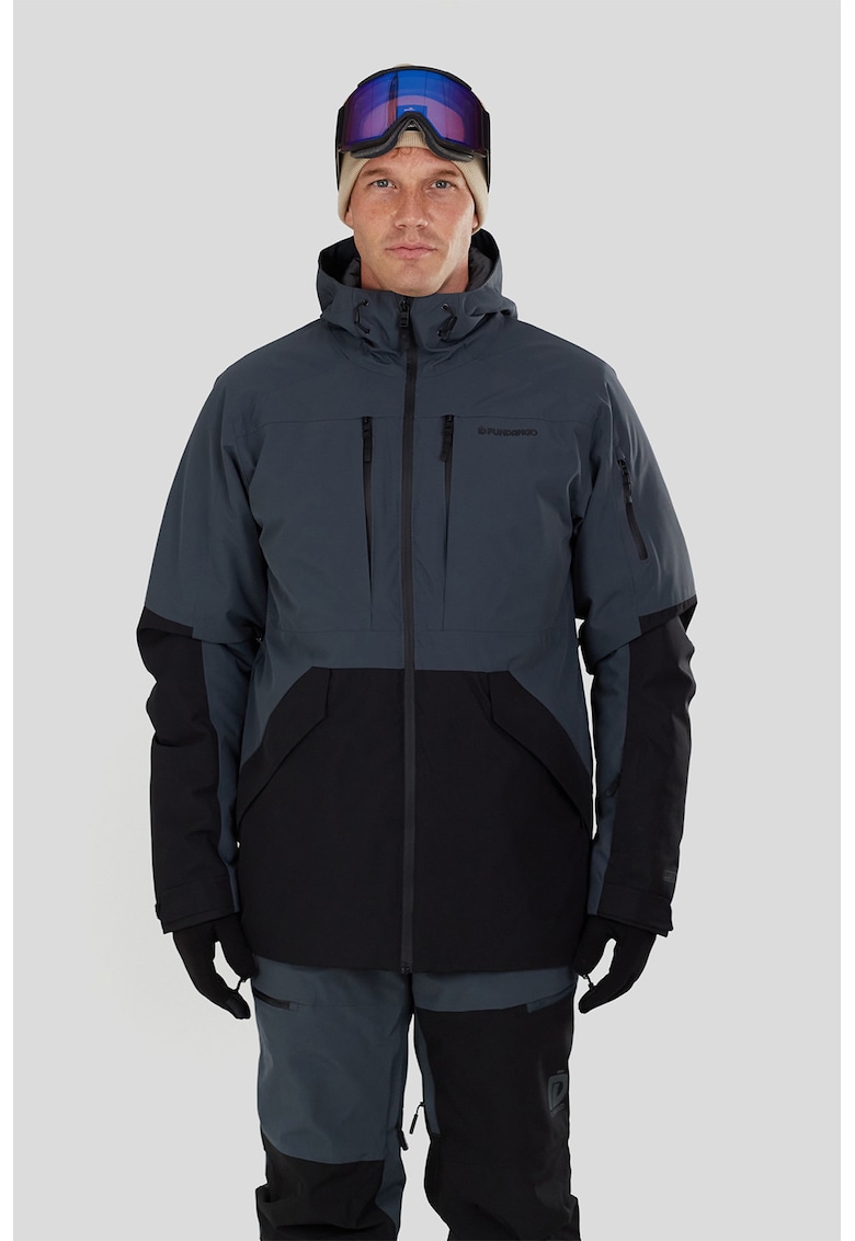 Oferte la Geaca cu aspect contrastant pentru ski Baily Allmountain - Negru/Albastru ultramarin