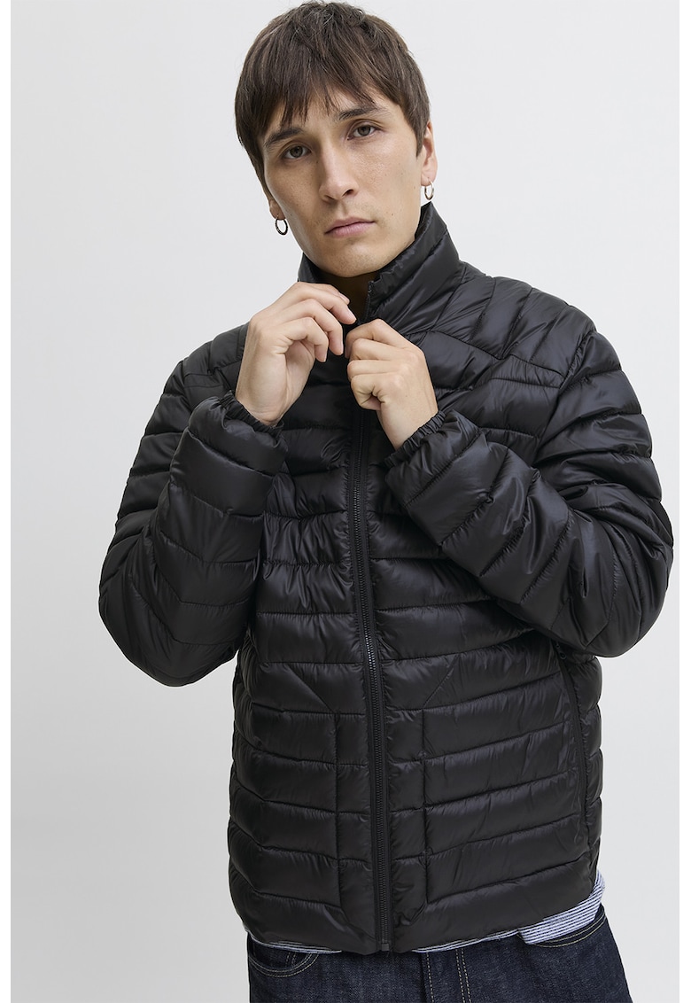 Oferte la Geaca matlasata cu fermoar - Negru