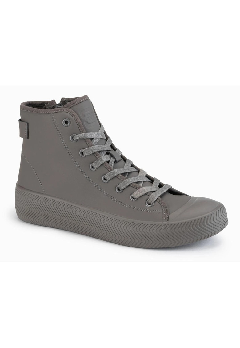 Oferte la Pantofi sport inalti cu fermoar  OM-FOTH-0184 - Bej inchis