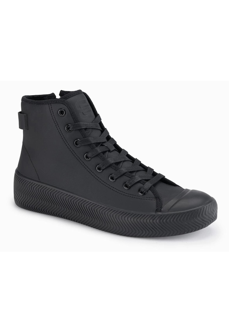 Oferte la Pantofi sport inalti cu fermoar  OM-FOTH-0184 - Negru