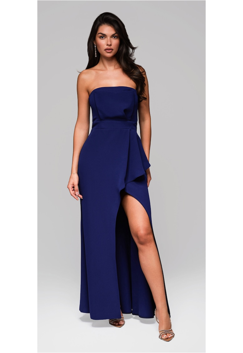 Oferte la Rochie de seara Maxi  LA-OM-DLR201 - Albastru inchis