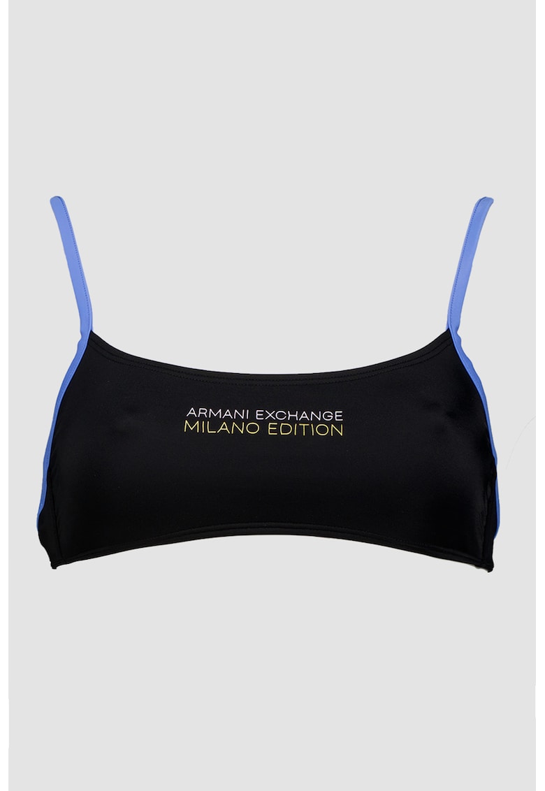 Oferte la Bustiera de baie cu logo - Negru/Albastru