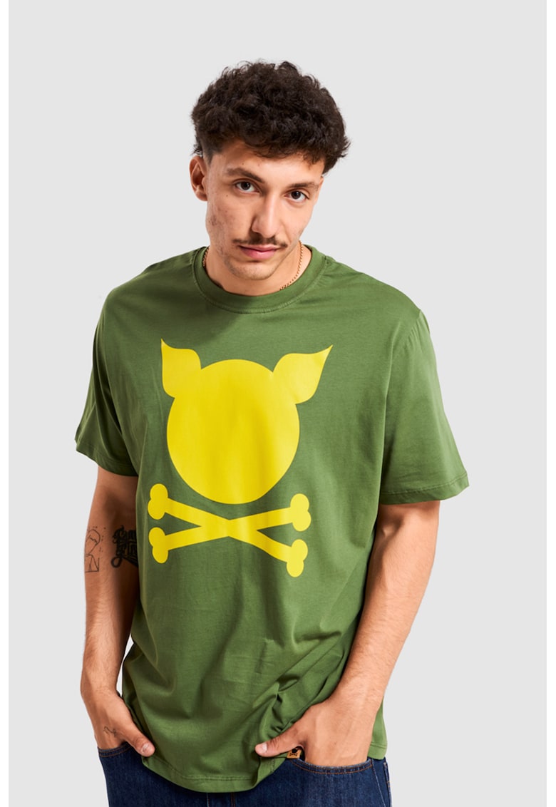 Oferte la Tricou unisex de bumbac cu logo - Verde