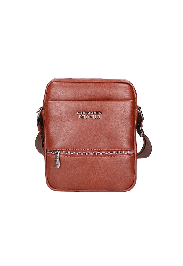 Oferte la Geanta crossbody de piele ecologica - Maro
