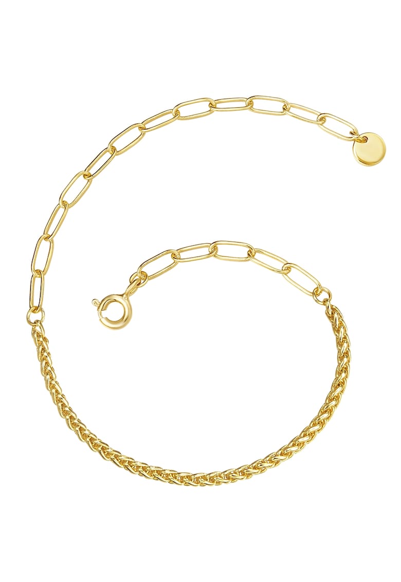 Bratara ajustabila placata cu aur de 14K - Auriu/Galben