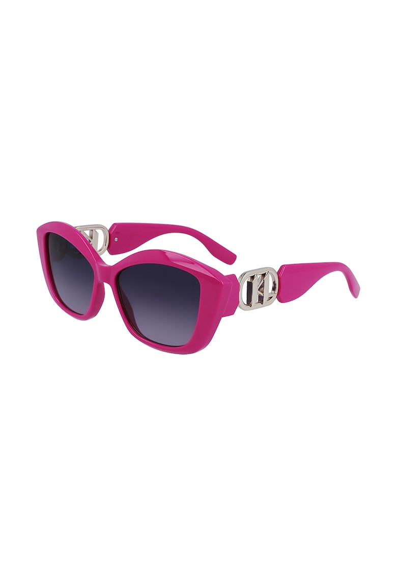 Oferte la Ochelari de soare cat-eye cu detalii logo