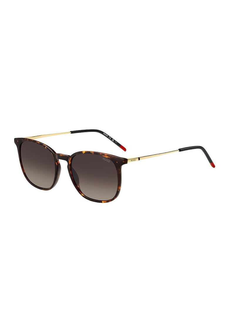 Oferte la Ochelari de soare - patrati cu lentile in degrade - Auriu/Maro