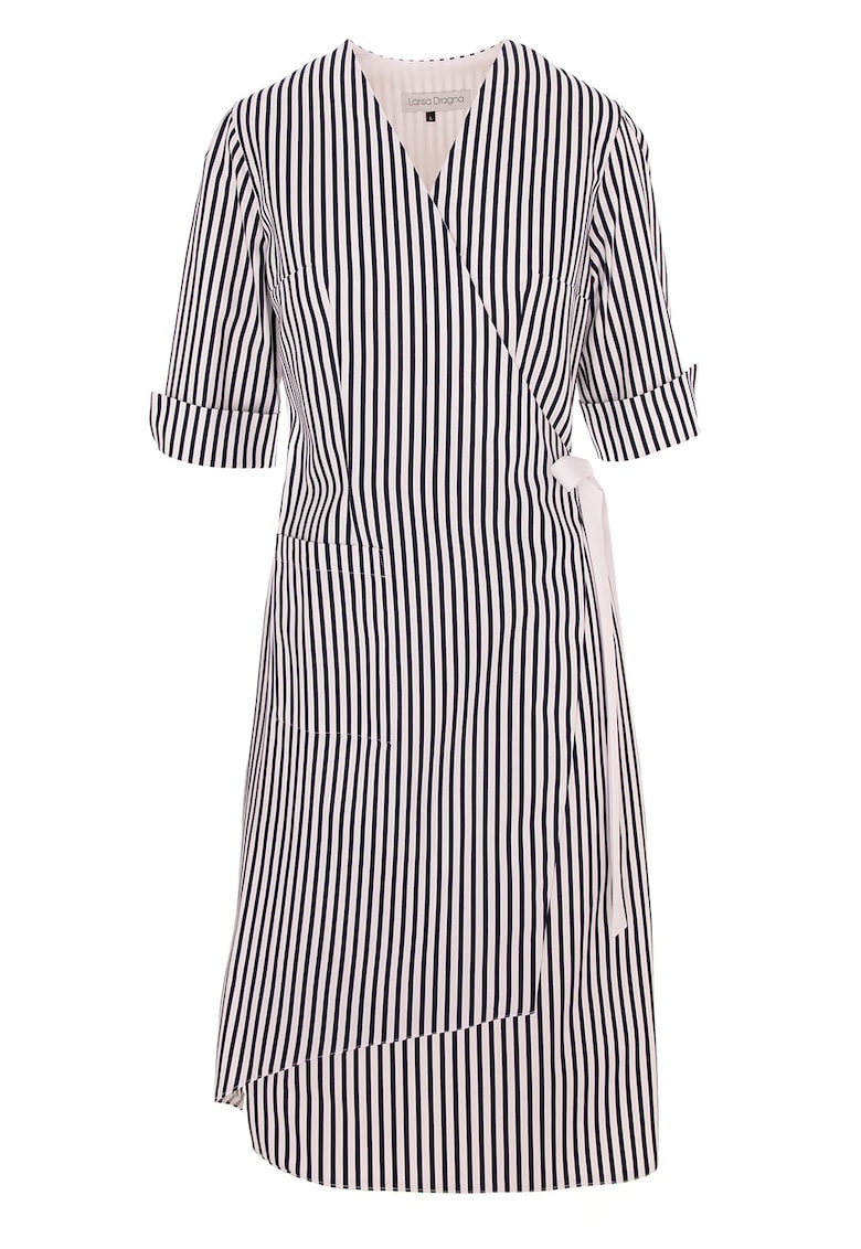 Oferte la Rochie petrecuta cu buzunar aplicat - Gri