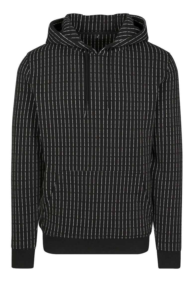 Oferte la Hanorac unisex din amestec de bumbac cu model text - Negru