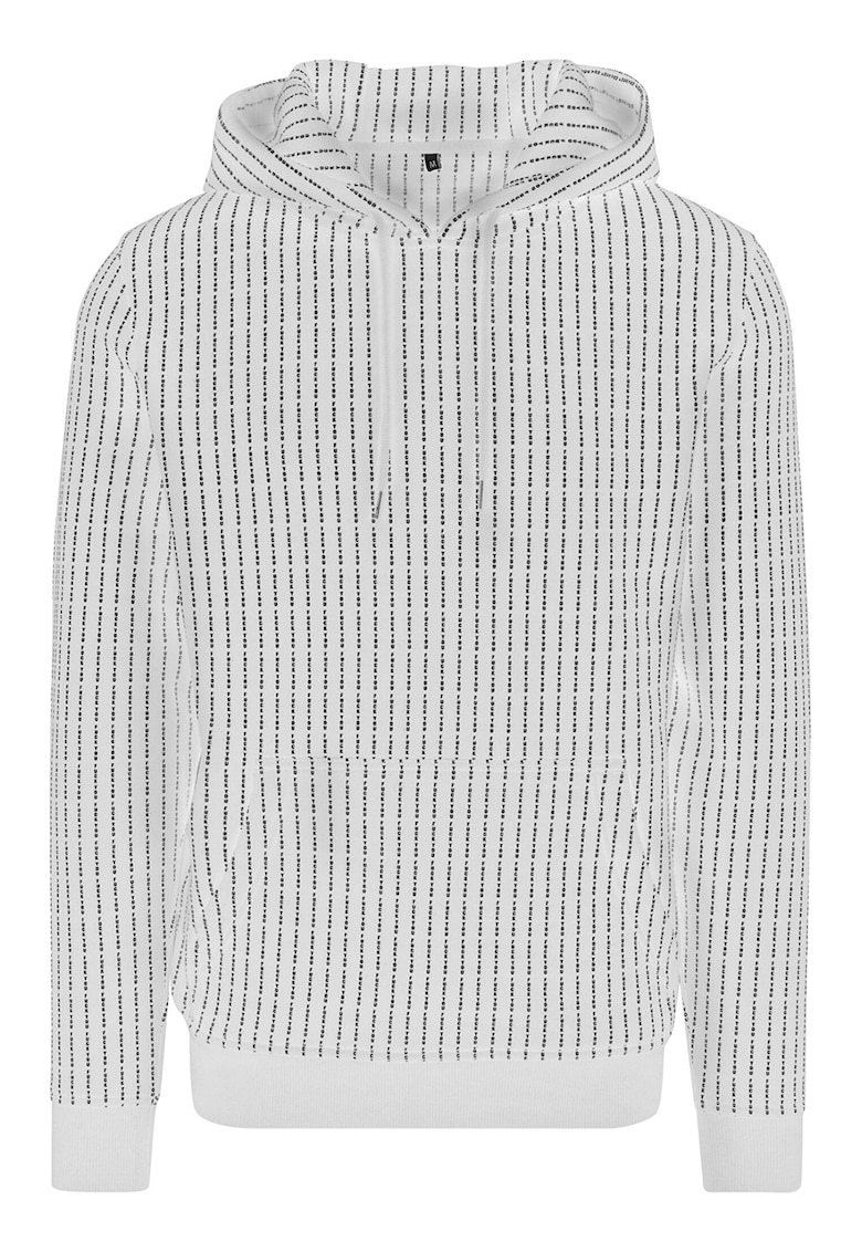 Oferte la Hanorac unisex din amestec de bumbac cu model text - Alb