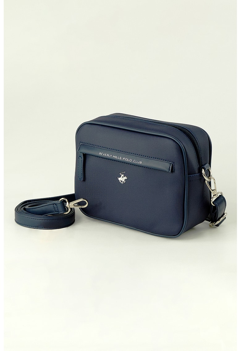 Oferte la Geanta crossbody de piele ecologica - Bleumarin