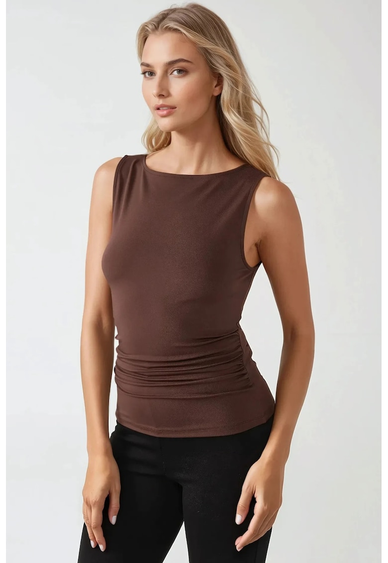 Oferte la Top  -  tricotat - slim fit - maro - jerseu