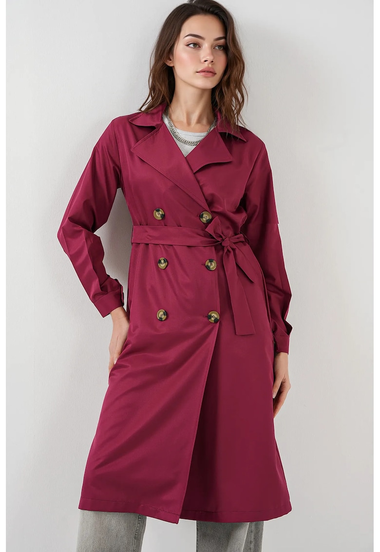 Oferte la Trenci dama - HiCCUP - Poliester - Visiniu