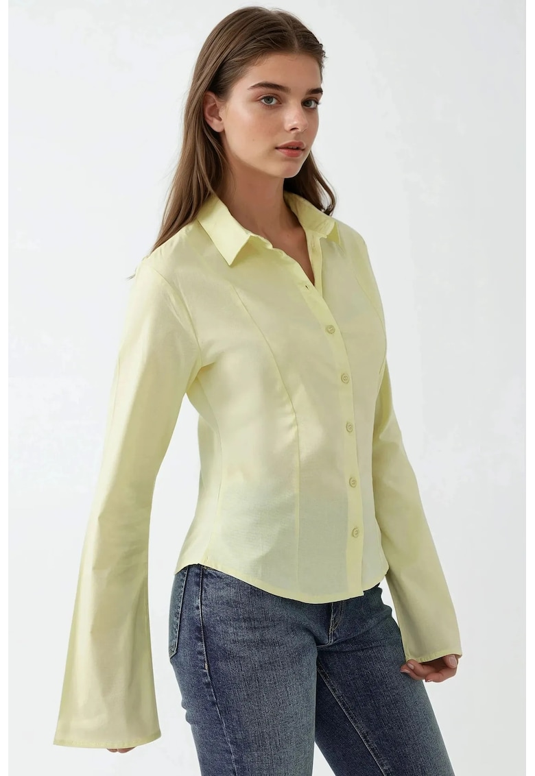 Oferte la Camasa dama -  textil - galben