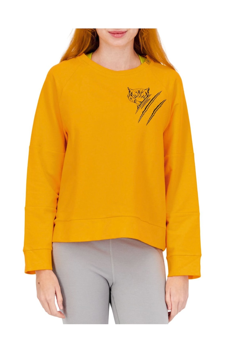 Oferte la Hanorac dama  oversize - bumbac/elastan - galben -