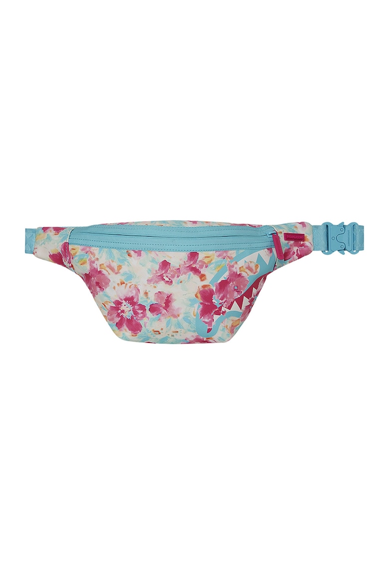 Oferte la Borseta cu fermoar - Alb fildes/Fucsia/Albastru deschis